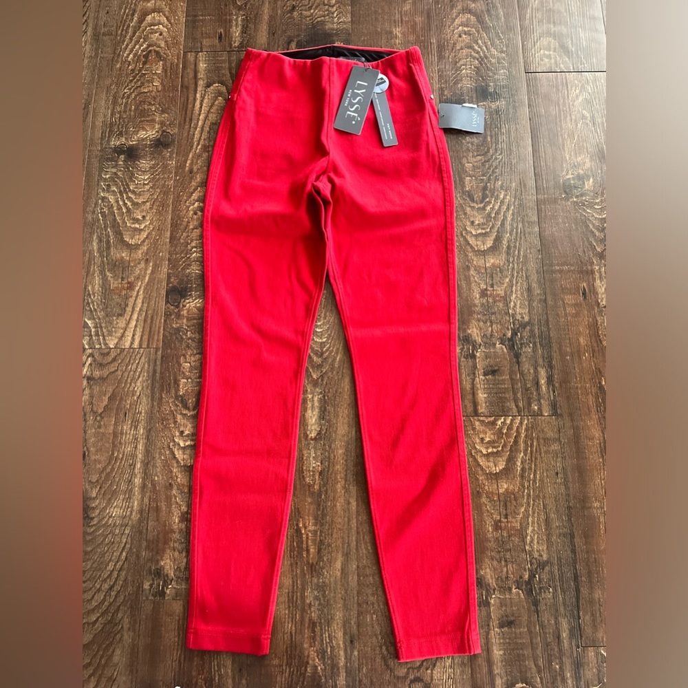 Lyssé New York Red Toothpick Leggings